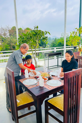 People dining at the restaurant