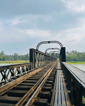 Sceneric railway track