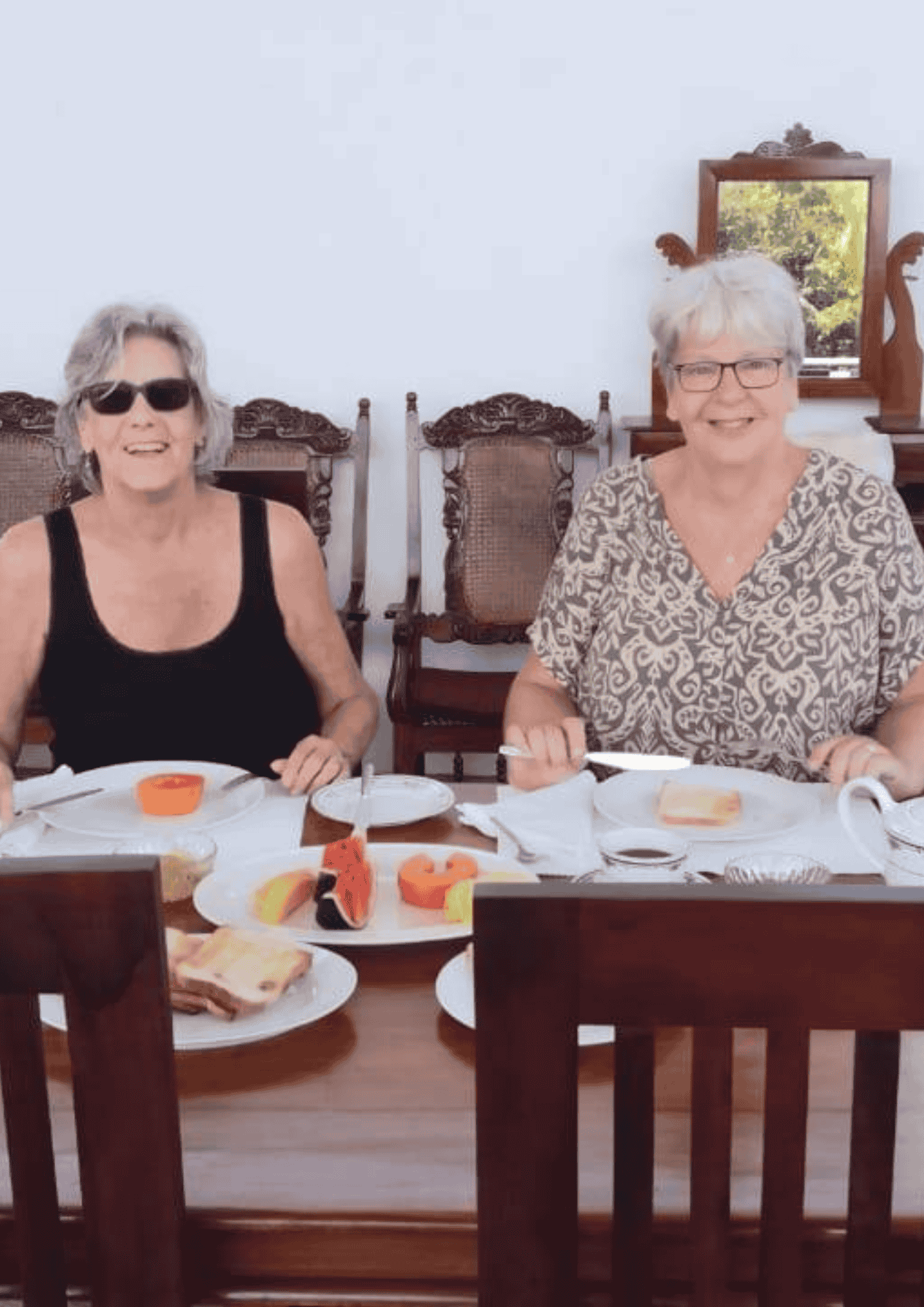 Breakfast at the restaurant